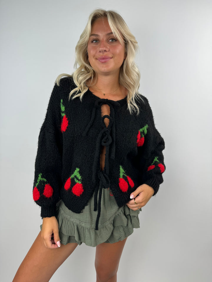 Cardigan mit Schleifen Cute Cherrys