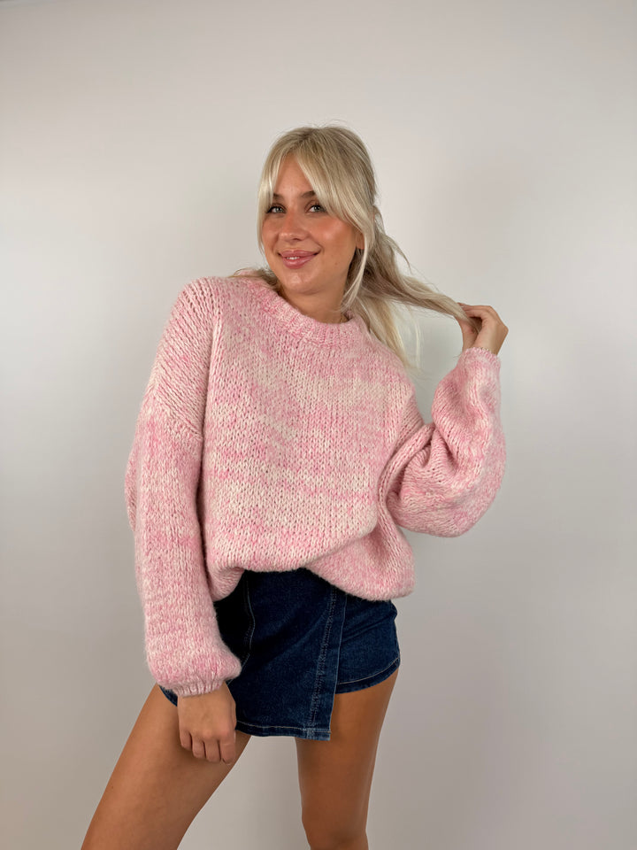 Melierter Strickpullover Hampton