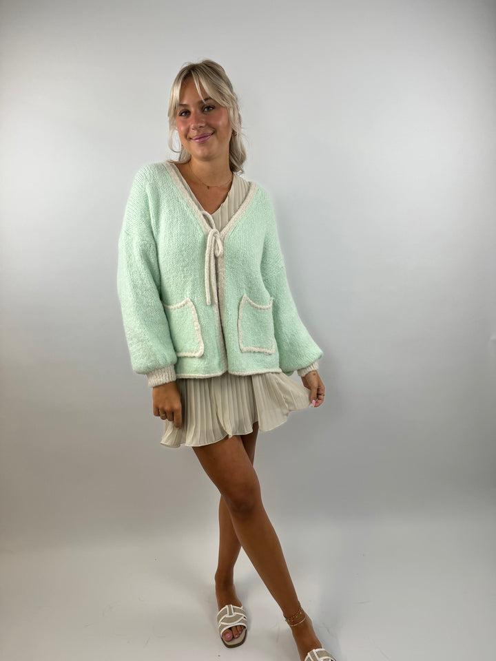 Oversize Cardigan Pretty Pastell