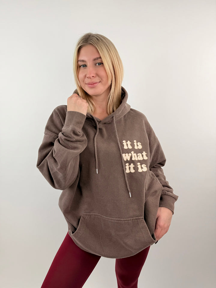 Oversize Hoodie "It is what it is"