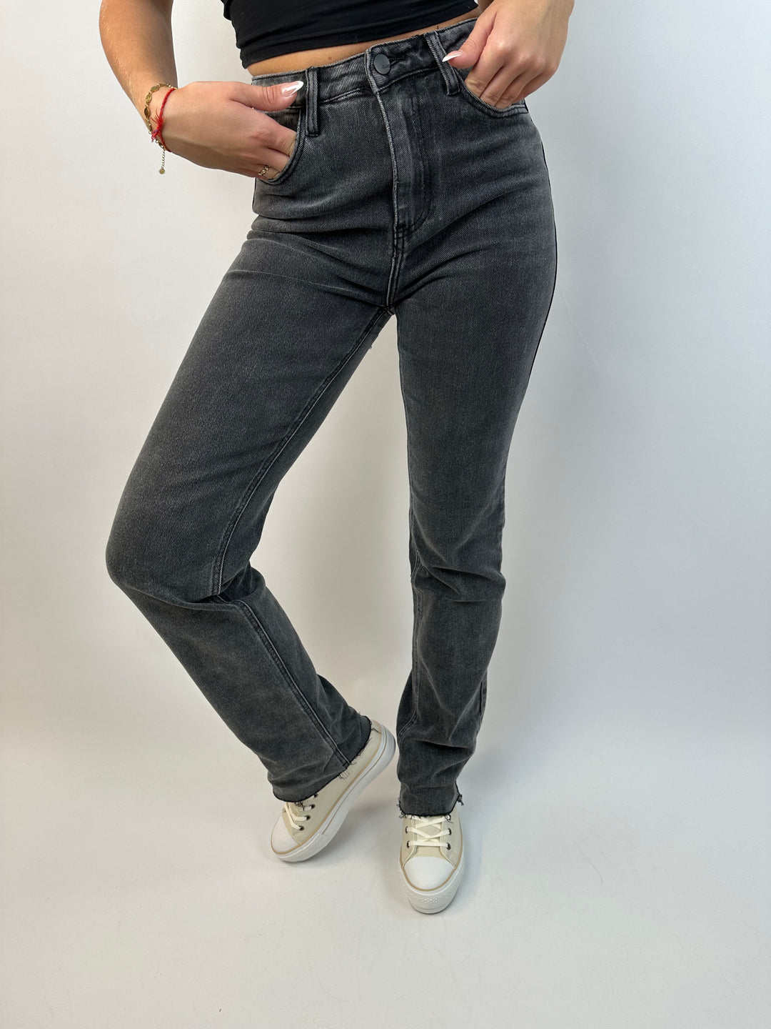 Graue Extra Long Jeans Cassy (2707)