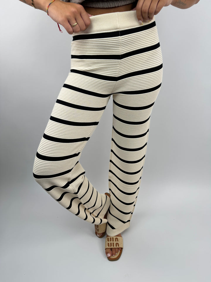 Lange gestreifte Hose Sandy Stripes