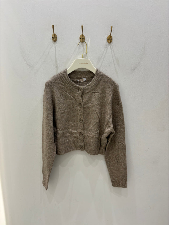 KURZER CARDIGAN COZY HOME TAUPE (B-WARE)