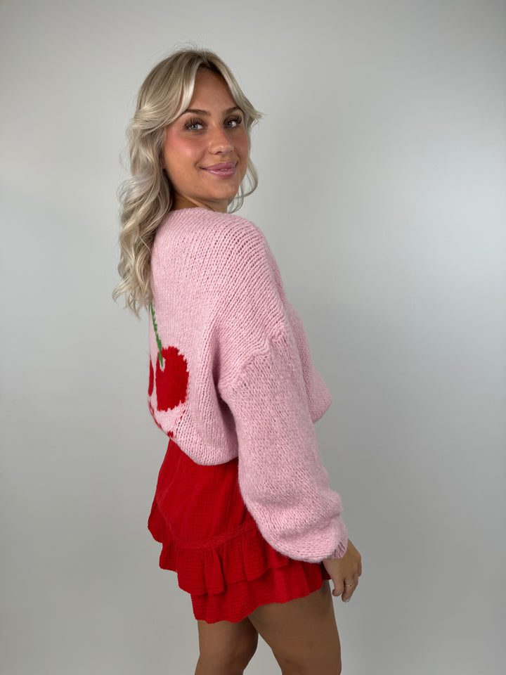 Oversize Cardigan Cherry Perfector