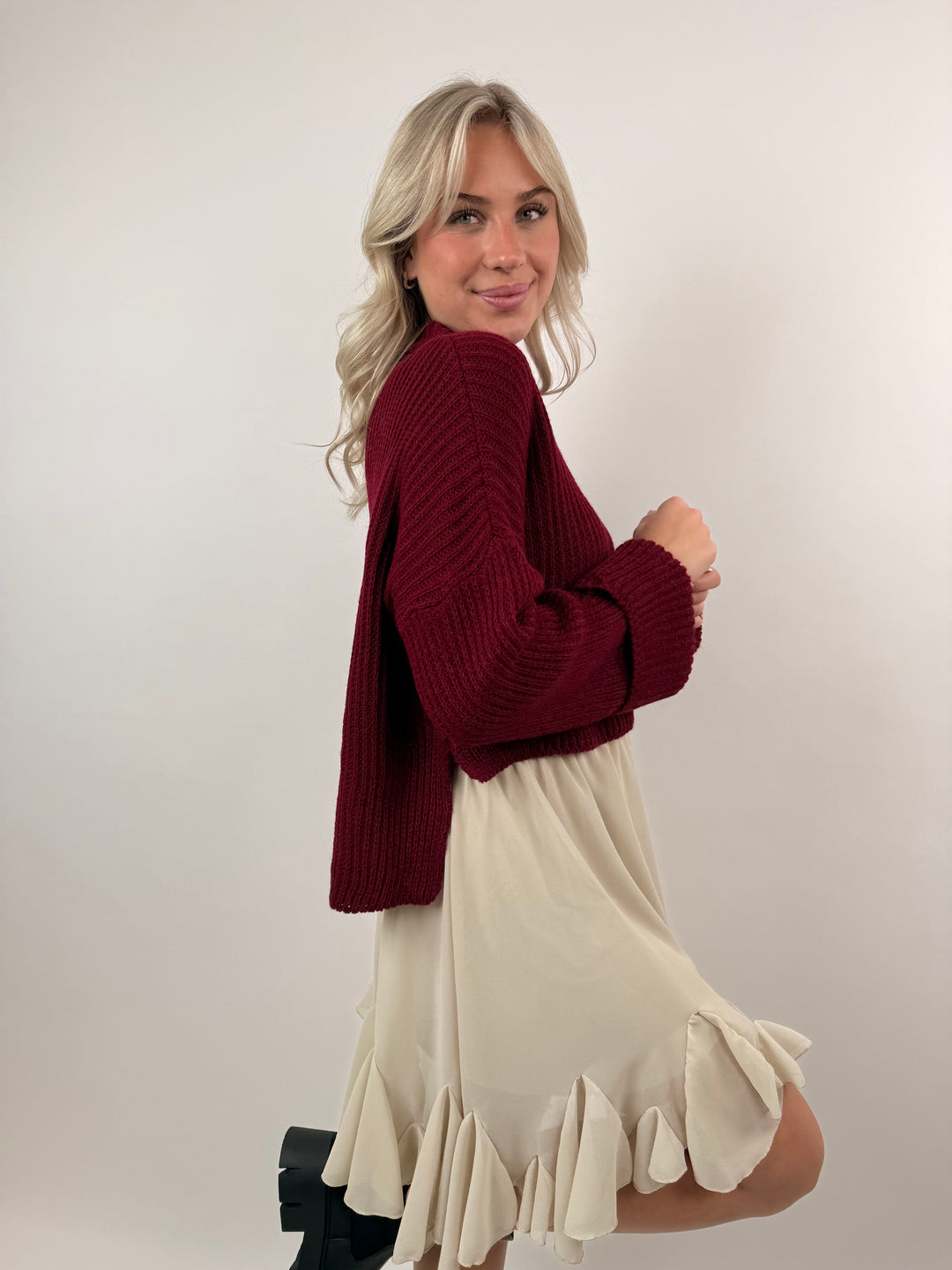 Cropped Strickpullover Emilia