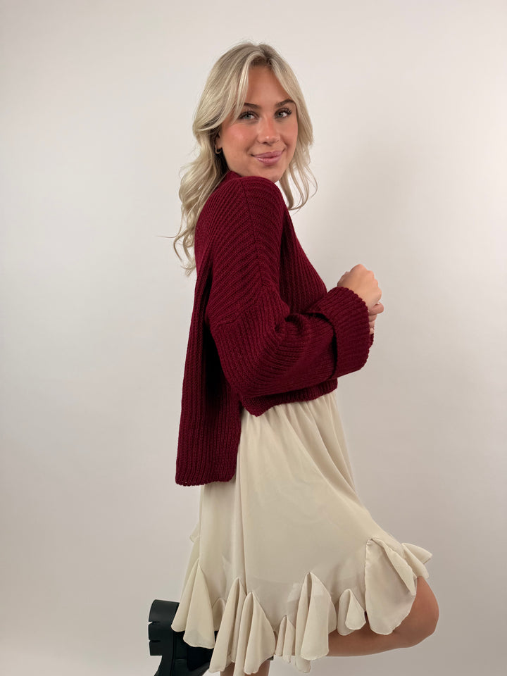 Cropped Strickpullover Emilia