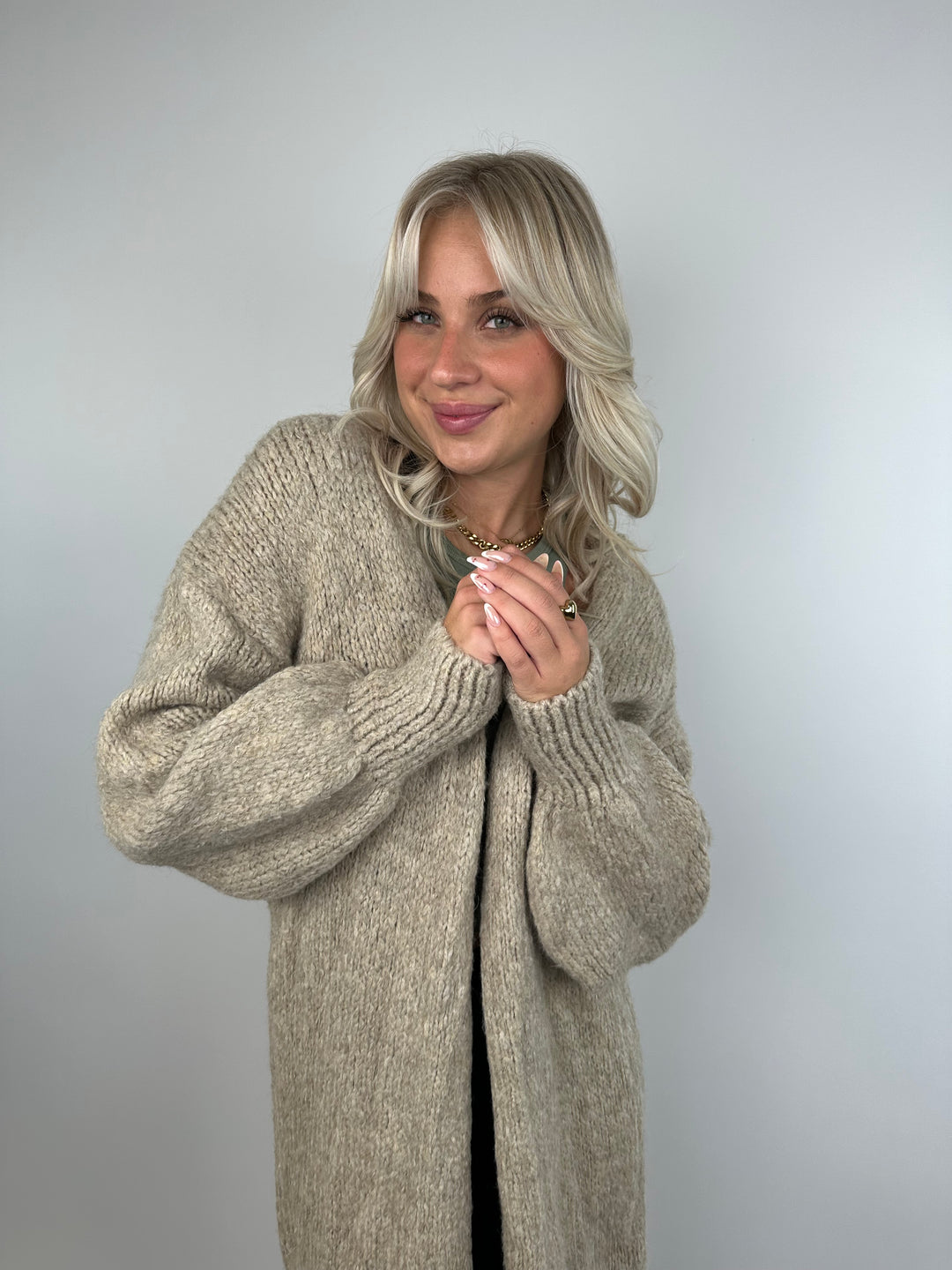 Langer Oversize Cardigan Super Cozy