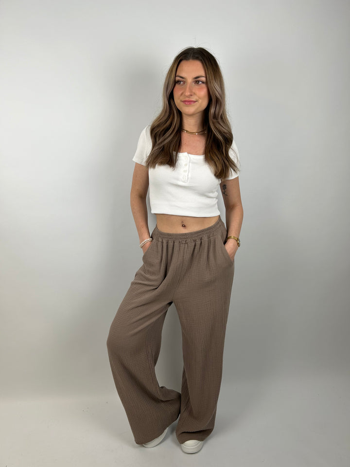 Lange Musselinhose Casual