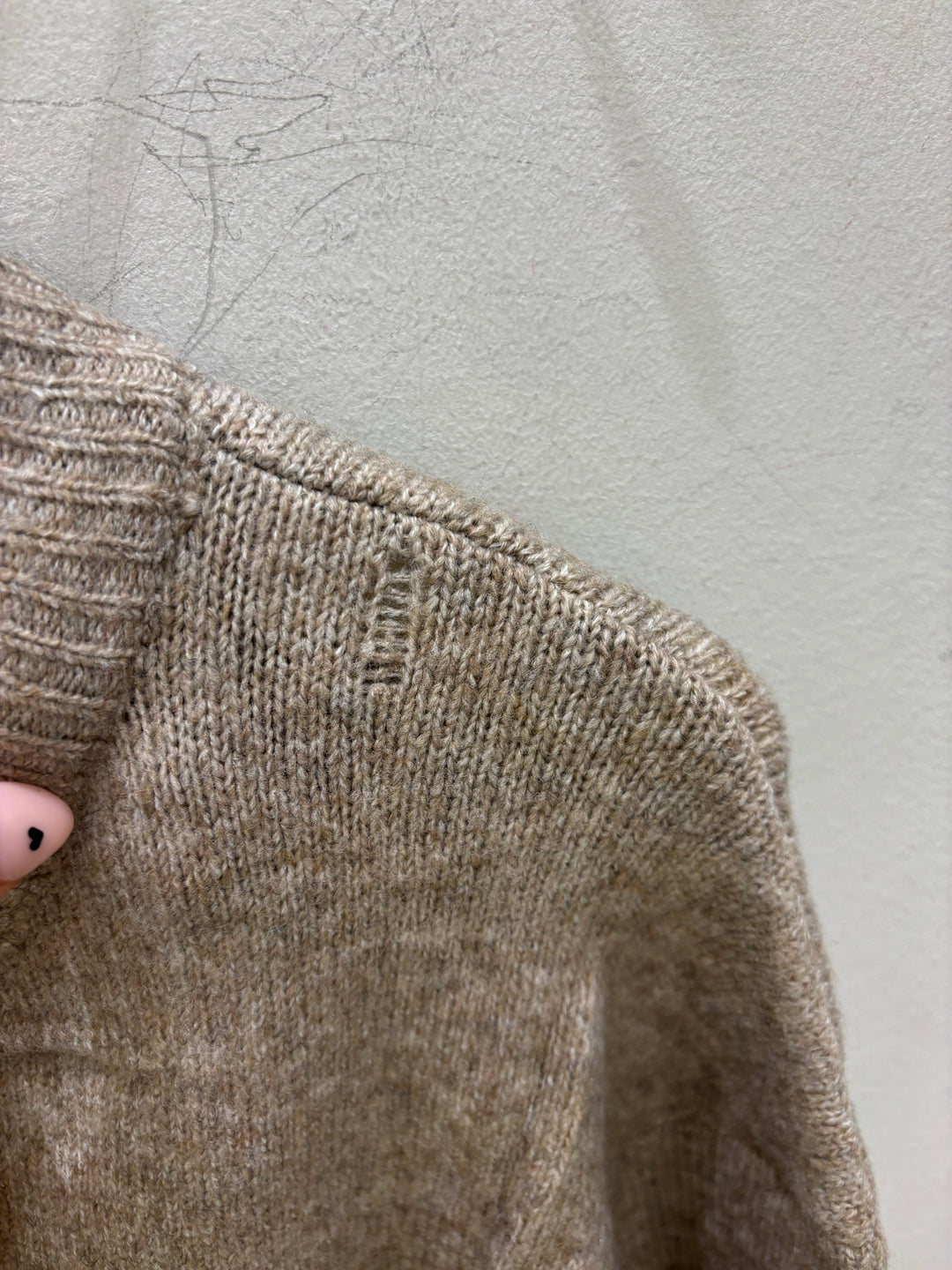 KURZER CARDIGAN COZY HOME TAUPE (B-WARE)