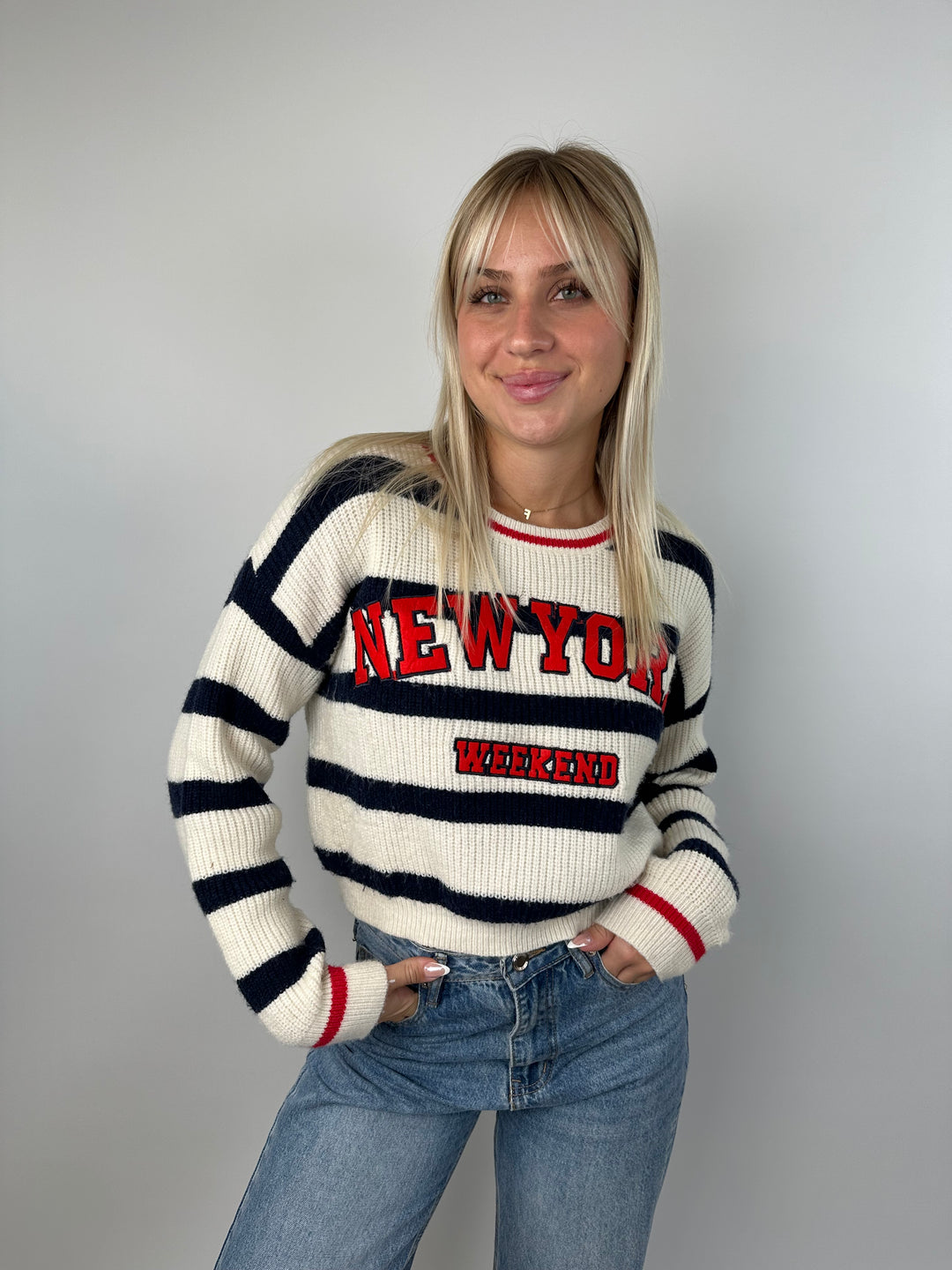 Cropped Pullover New York