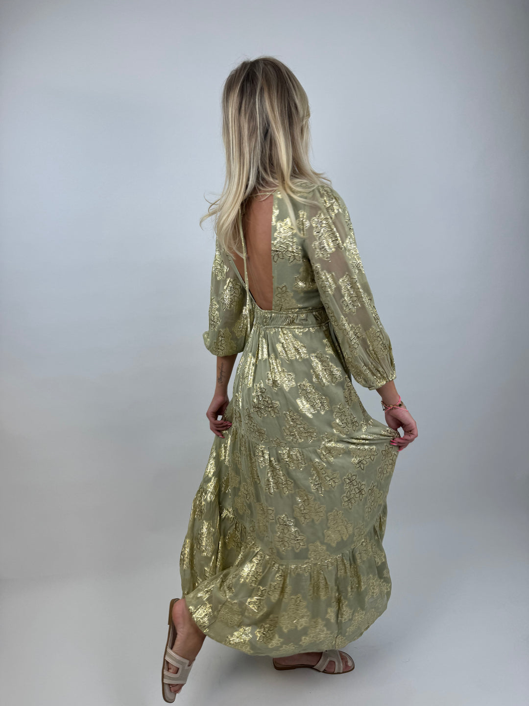 Langes Kleid Golden Summernights