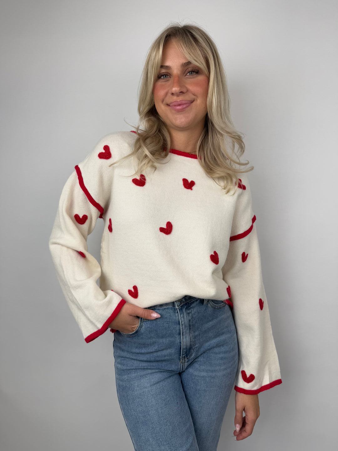 Pullover Cozy Hearts