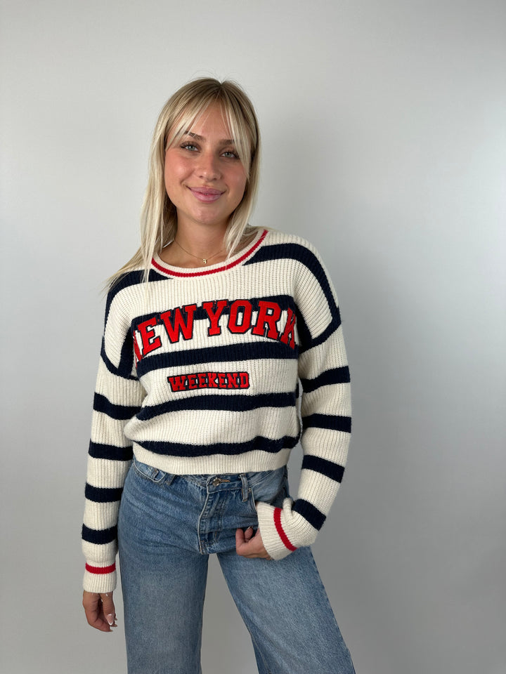 Cropped Pullover New York