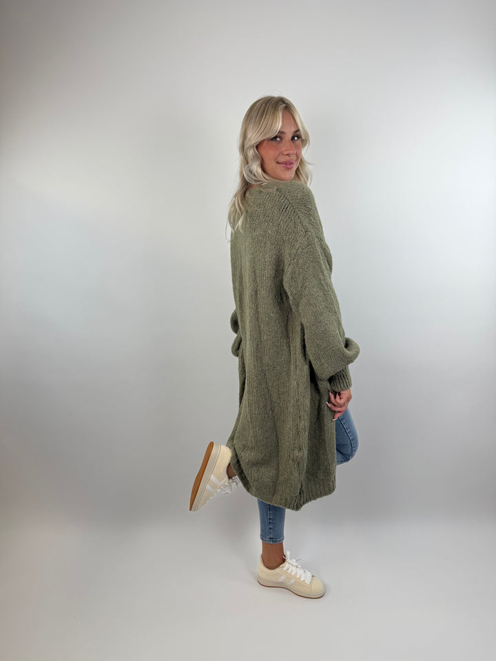 Langer Oversize Cardigan Super Cozy