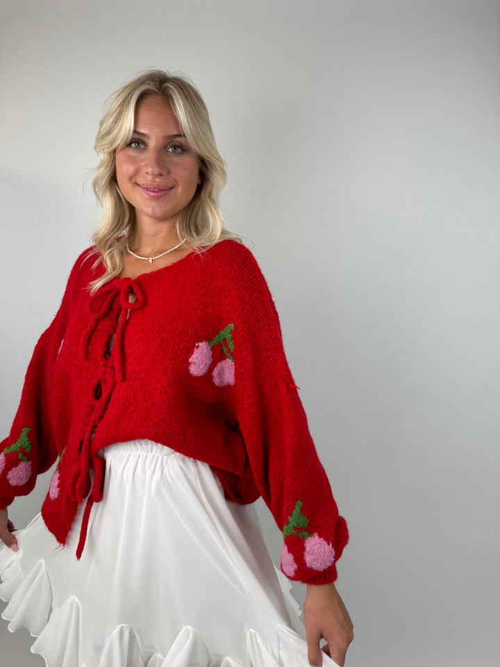 Cardigan mit Schleifen Cute Cherrys