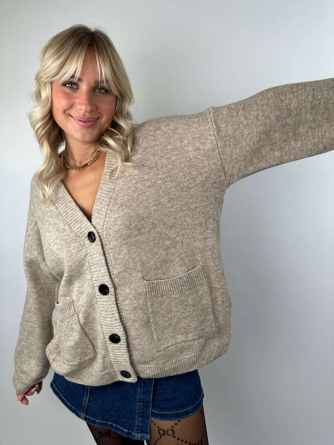 Oversize Cardigan Casual Love