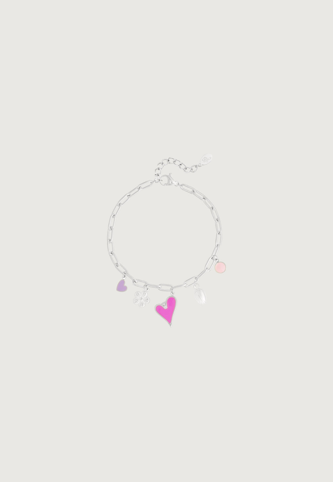 Charm-Armband Pink Heart