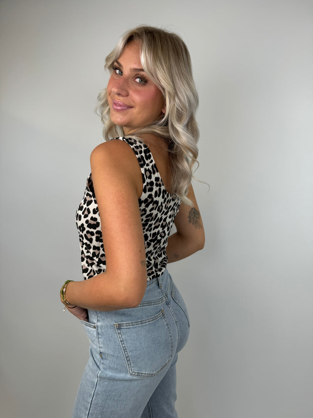 Basictop mit Leoprint Xenia