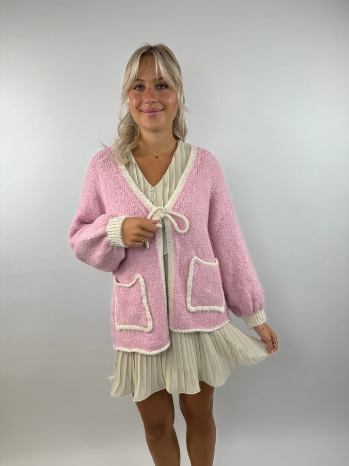 Oversize Cardigan Pretty Pastell