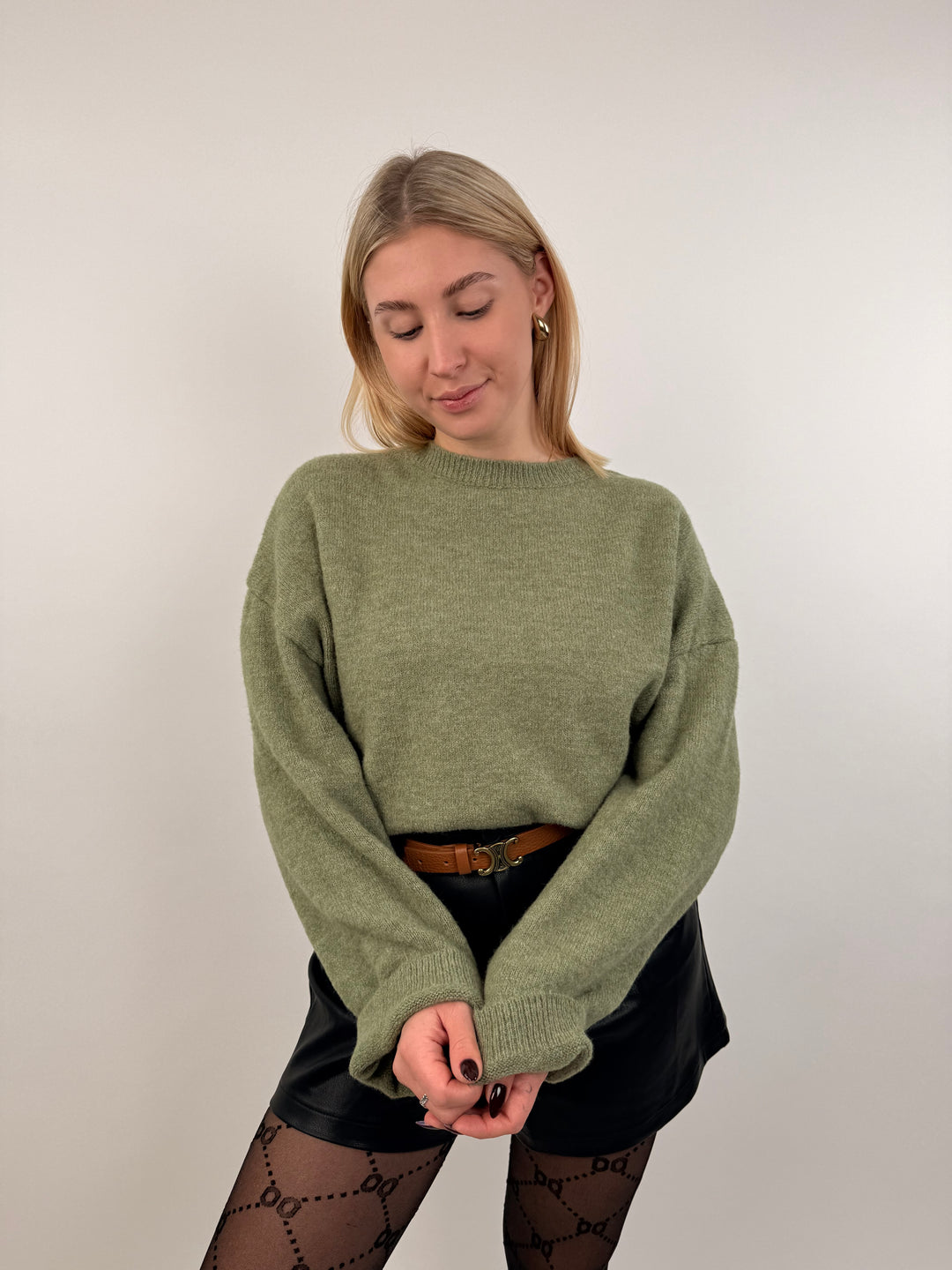 Basic Strickpullover Stella