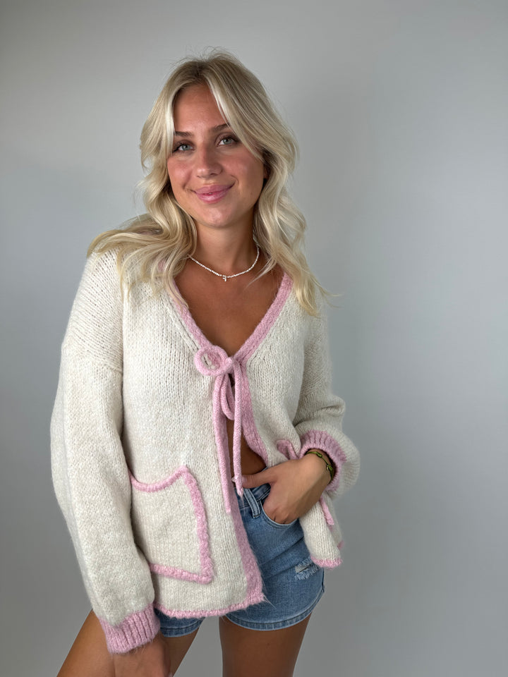 Oversize Cardigan Pretty Pastell