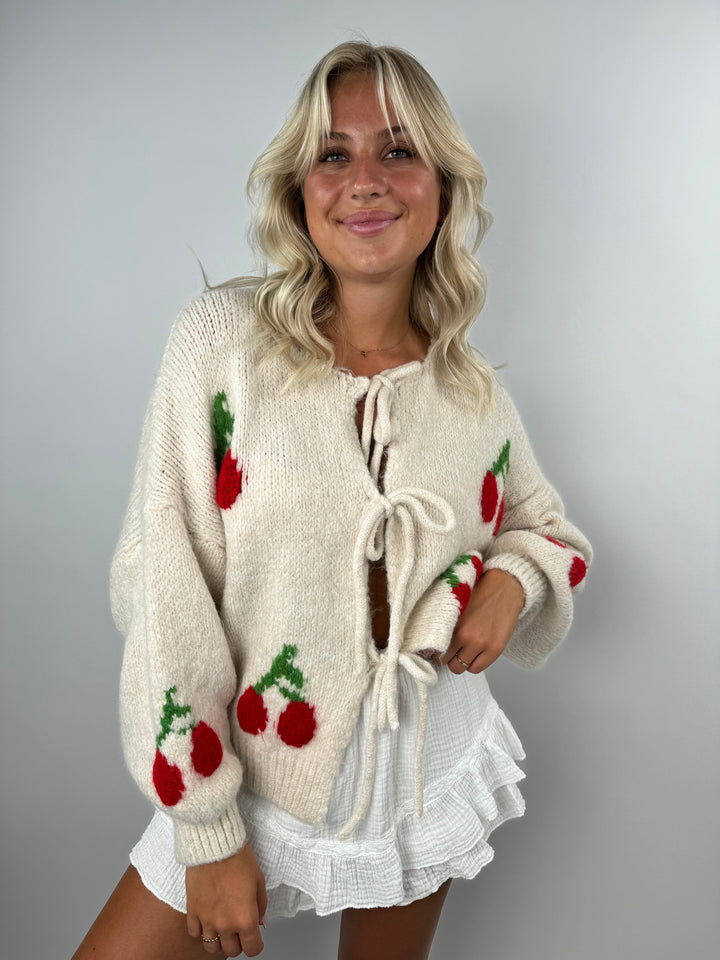 Cardigan mit Schleifen Cute Cherrys