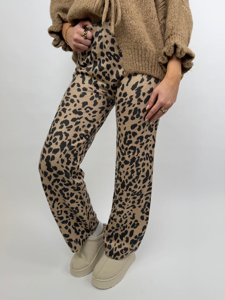 Comfy Hose mit Leoprint