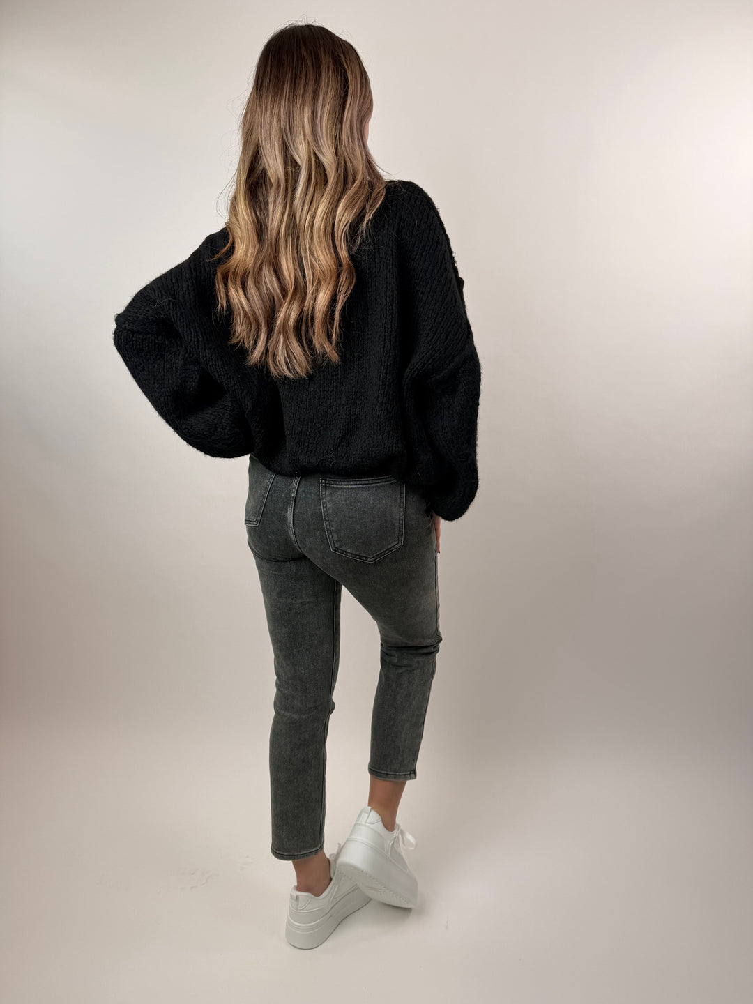 Graue Mom Jeans Rana (2705)