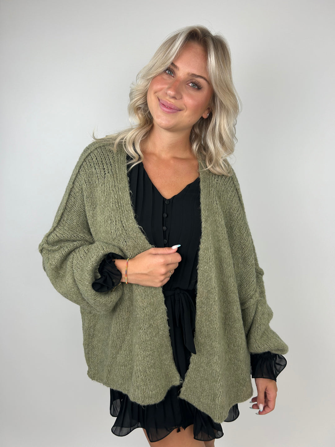 Kurzer Oversize Cardigan Super Cozy