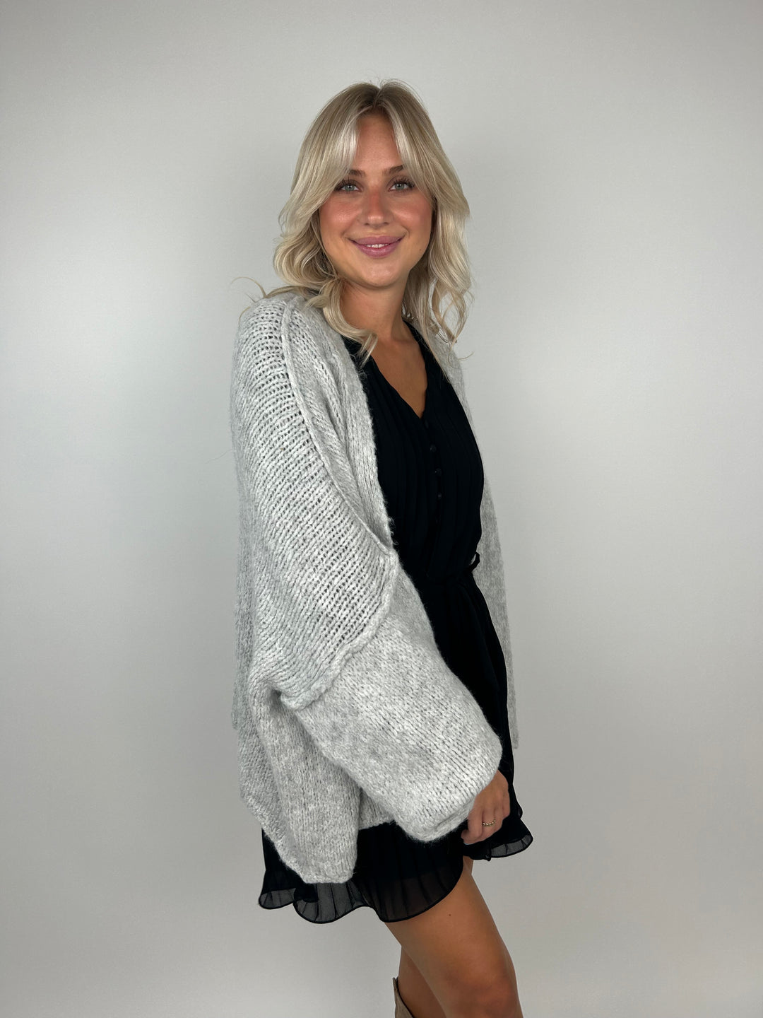 Kurzer Oversize Cardigan Super Cozy