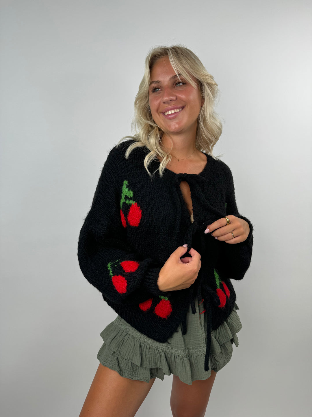 Cardigan mit Schleifen Cute Cherrys