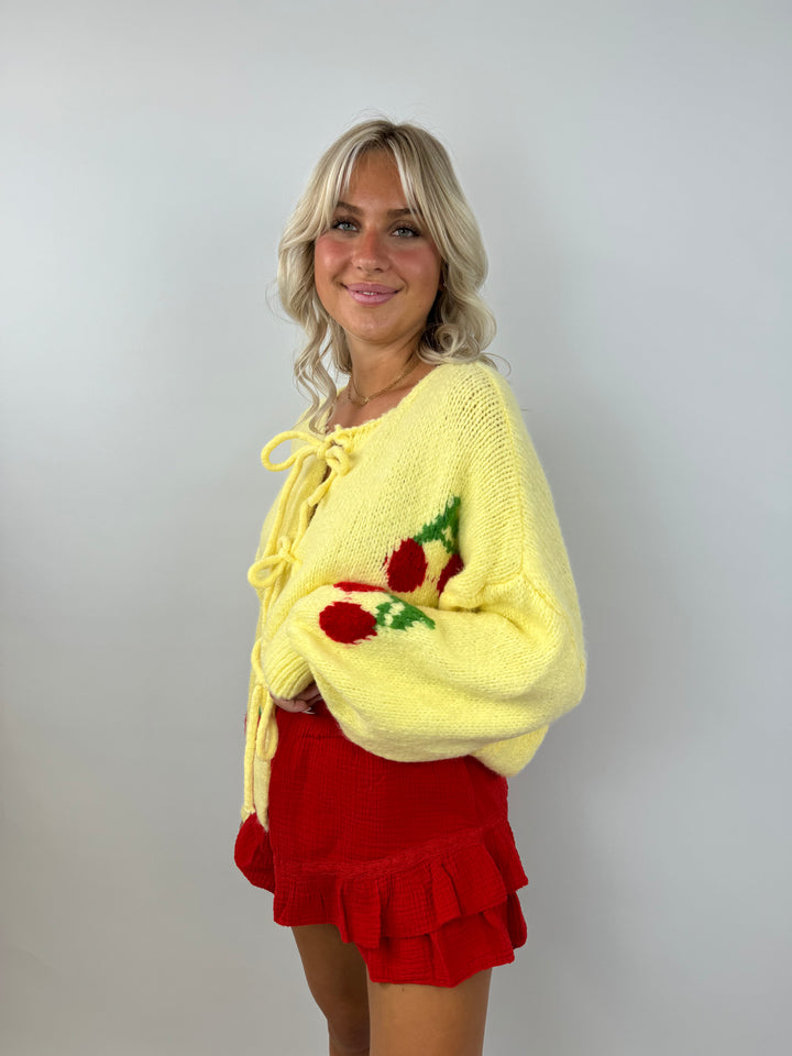 Cardigan mit Schleifen Cute Cherrys