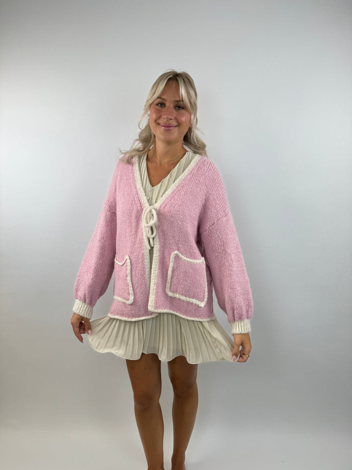 Oversize Cardigan Pretty Pastell