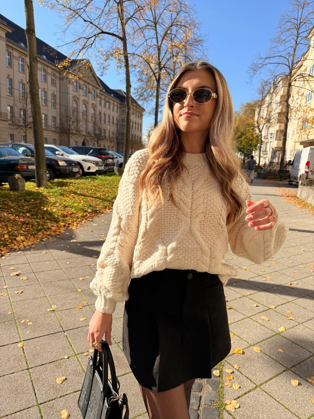 Pullover mit groben Zopfmuster Nancy