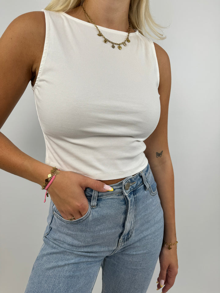 Basic Top mit breiten Trägern Cassy