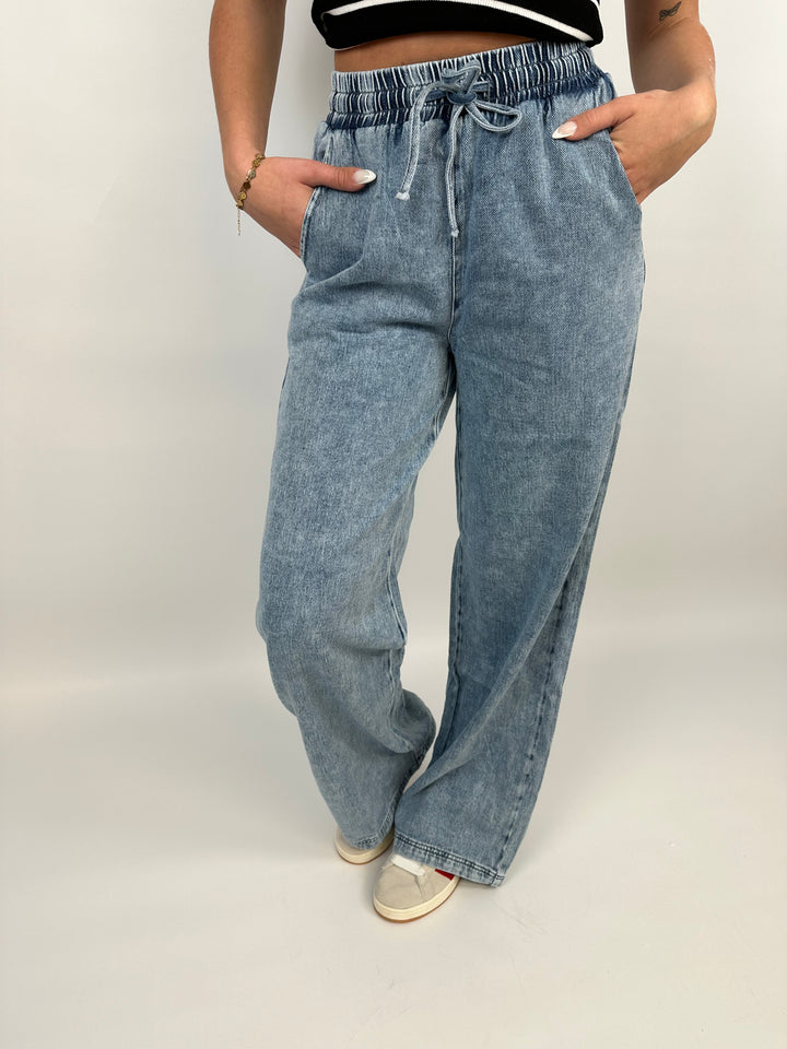 Lange Denimhose Azul