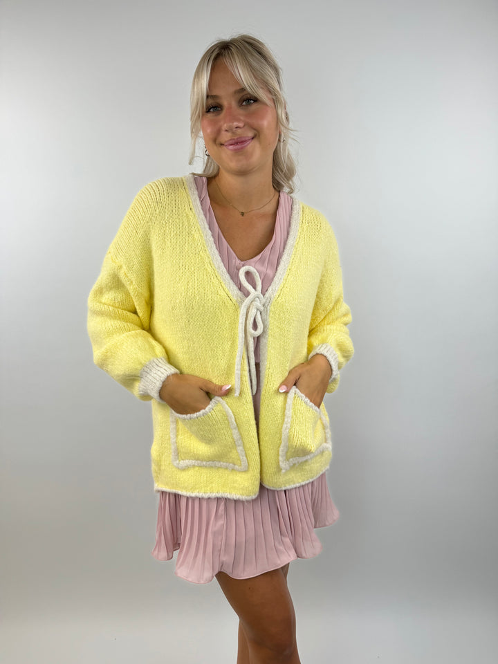 Oversize Cardigan Pretty Pastell