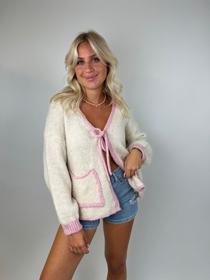 Oversize Cardigan Pretty Pastell