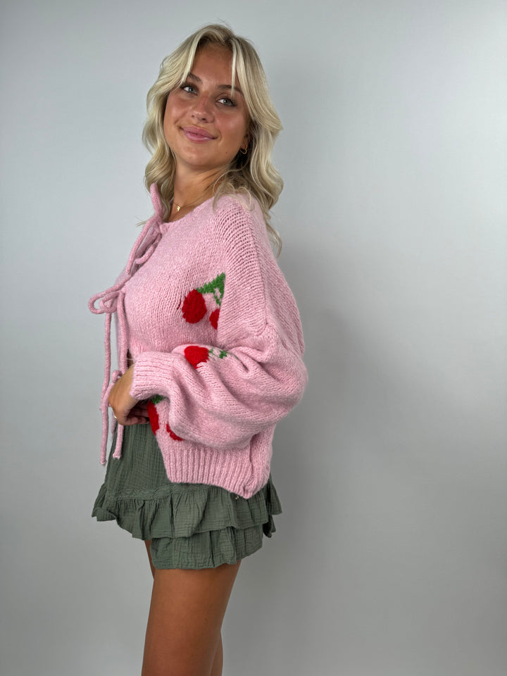 Cardigan mit Schleifen Cute Cherrys