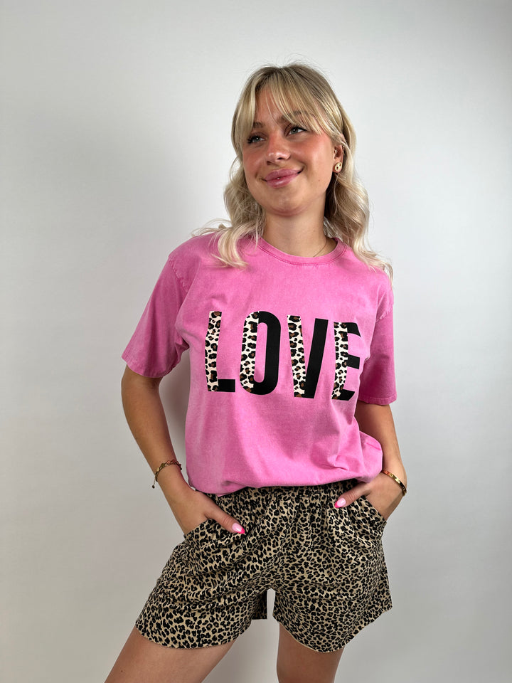 T-Shirt Black Leo Love