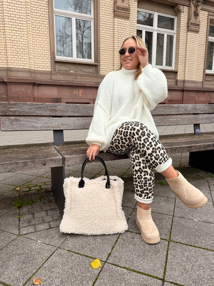 Leggings mit Leoprint Cassy