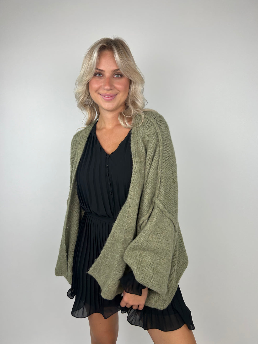 Kurzer Oversize Cardigan Super Cozy