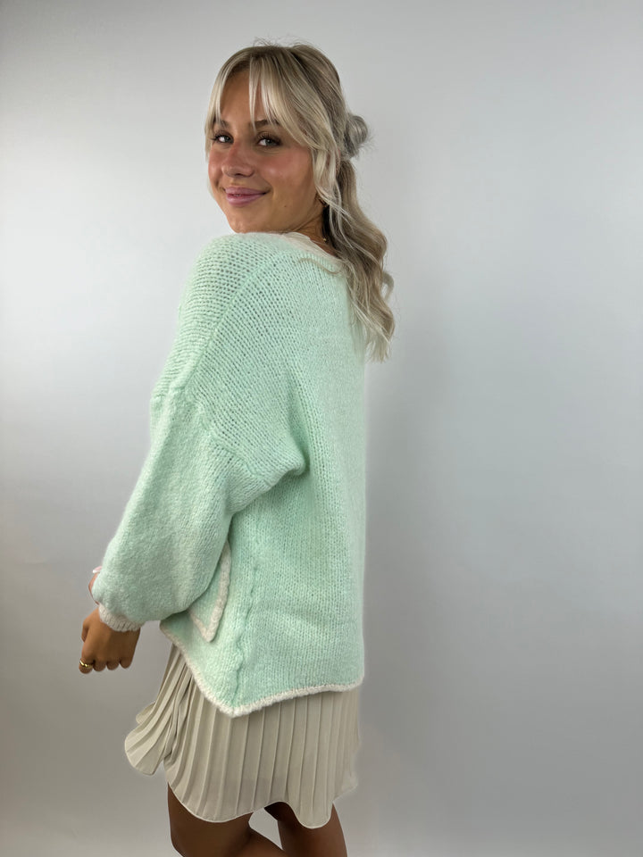 Oversize Cardigan Pretty Pastell