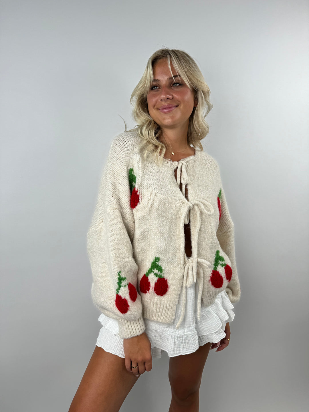 Cardigan mit Schleifen Cute Cherrys