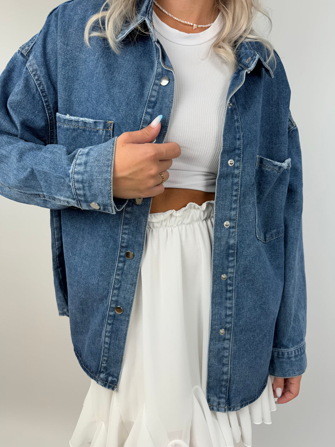 Oversize Jeanshemd Viviane