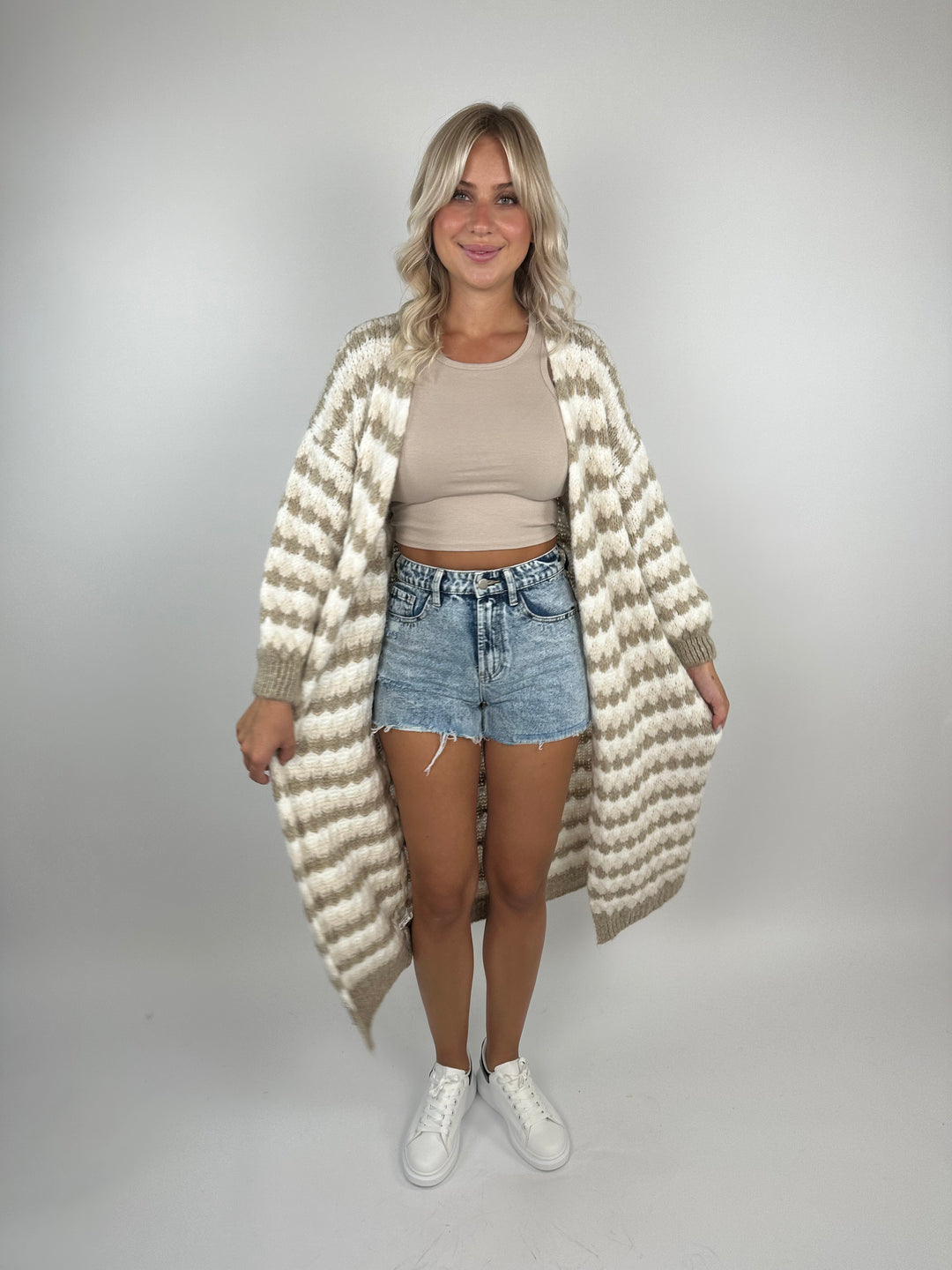 Langer Strickcardigan Jola