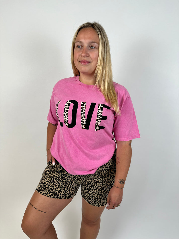 T-Shirt Black Leo Love