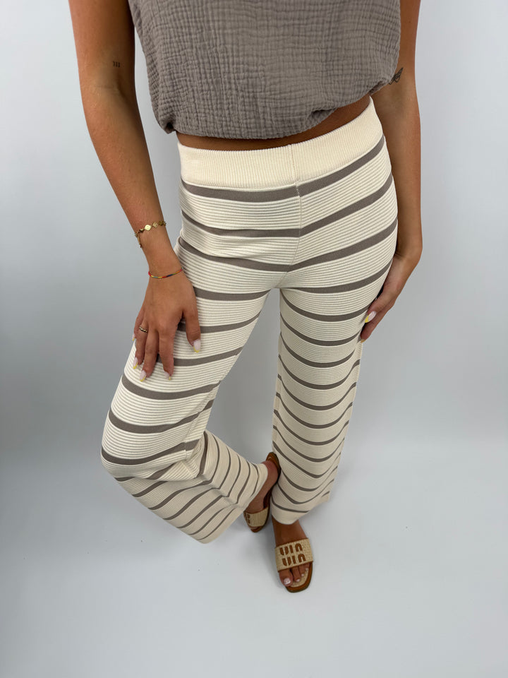 Lange gestreifte Hose Sandy Stripes