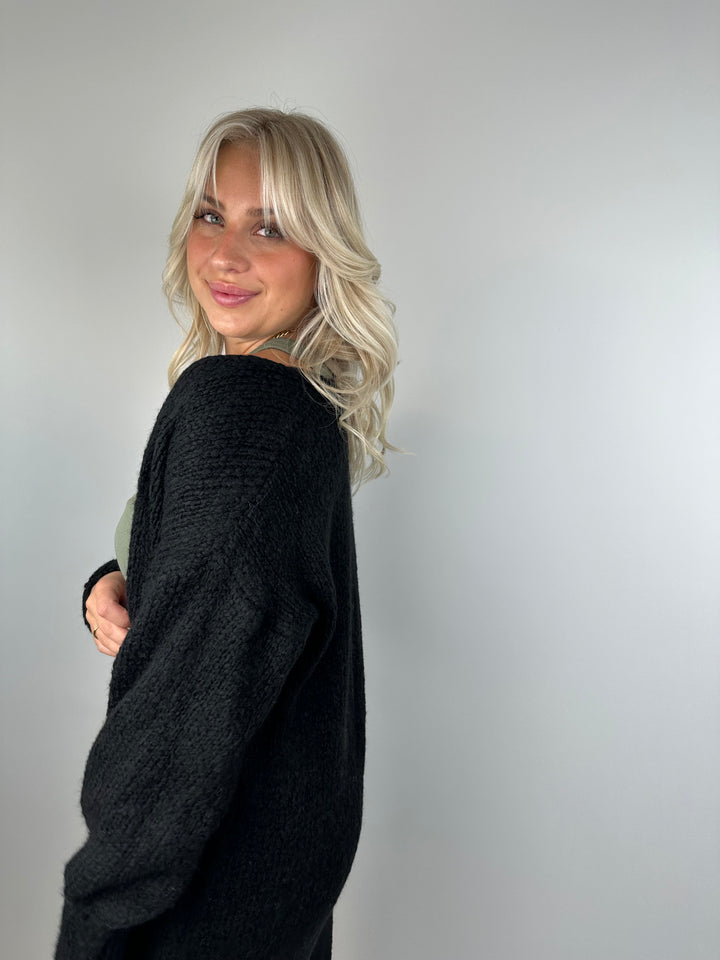 Langer Oversize Cardigan Super Cozy