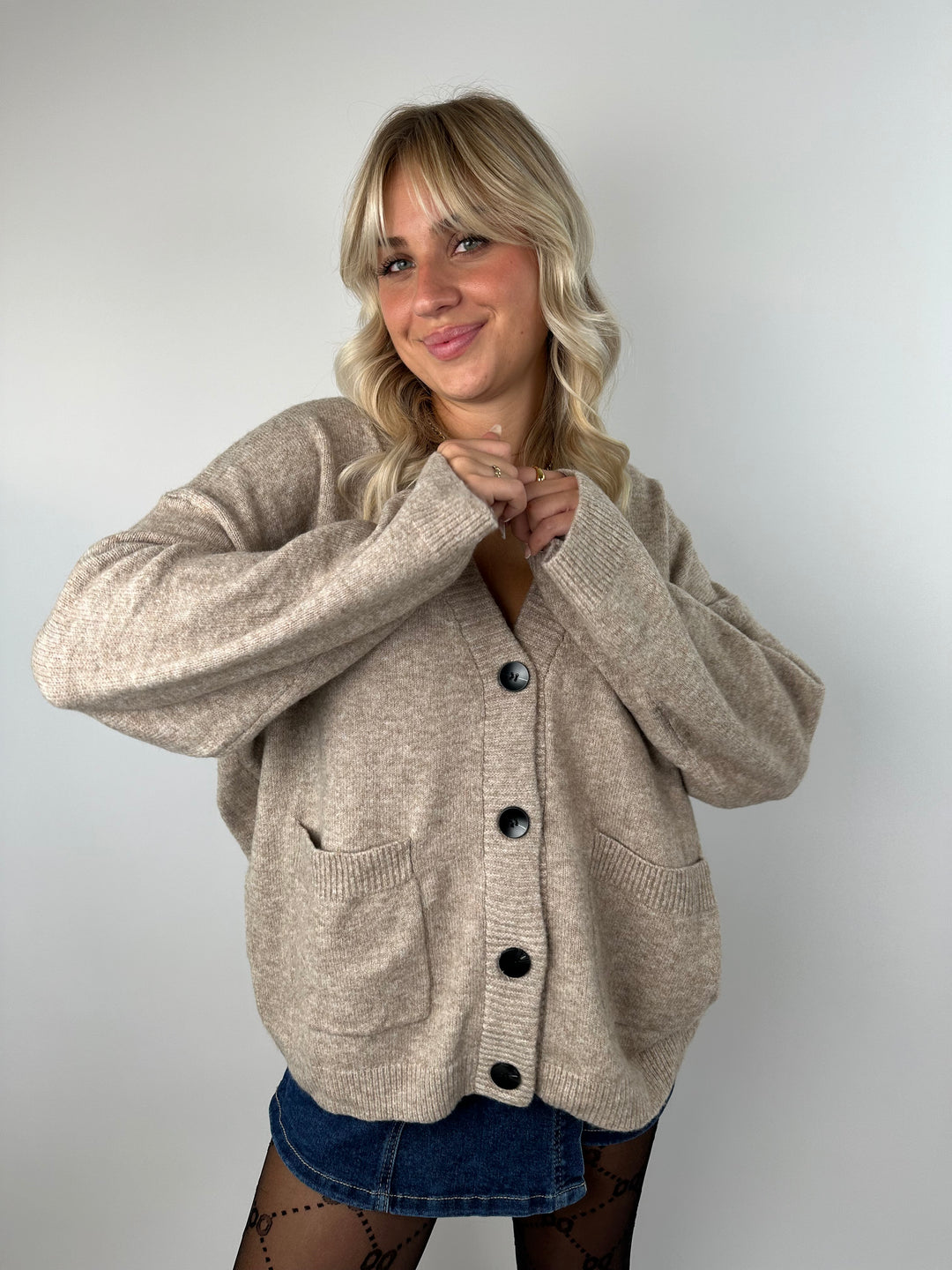 Oversize Cardigan Casual Love